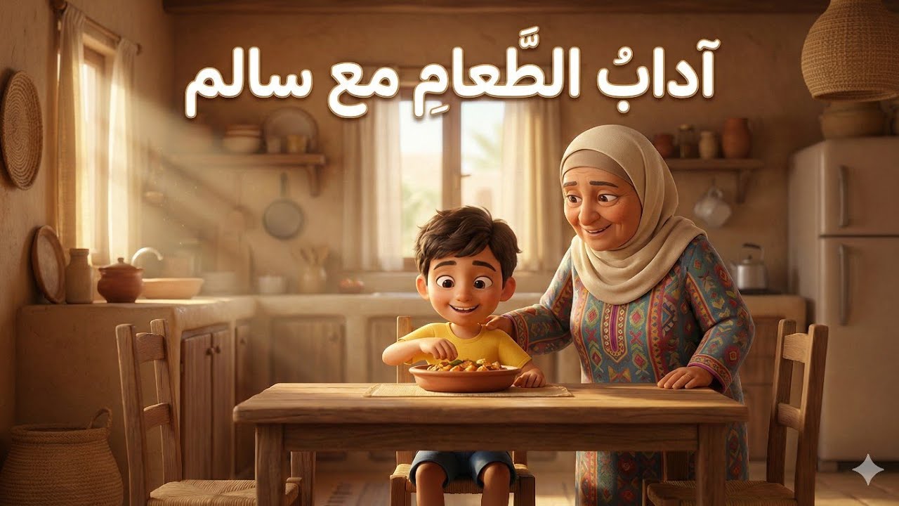 اداب الطعام مع سالم