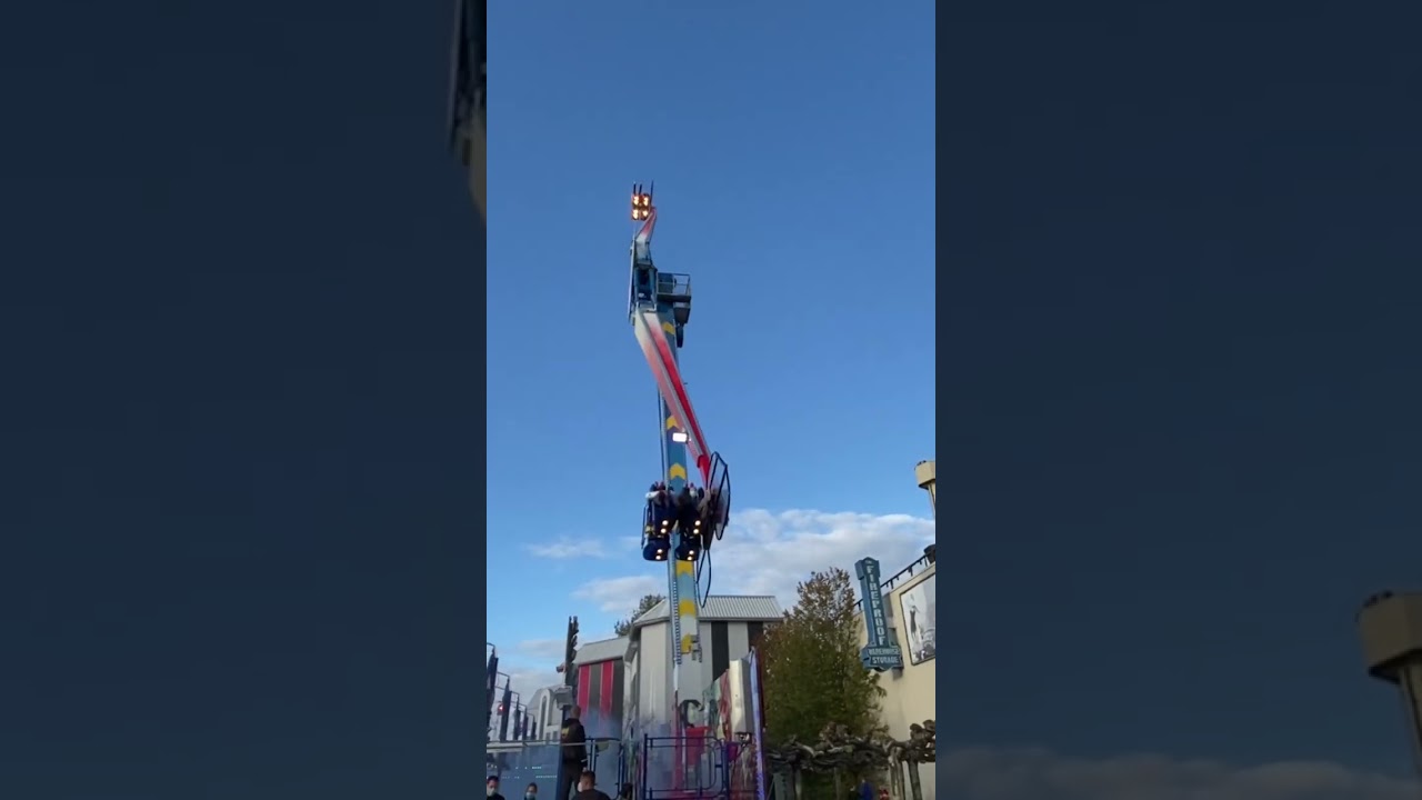 #shorts Fighter @hollywoodingermany Movie Park Germany Fahrgesch&auml;ft - Kirmes Ride