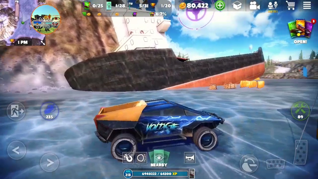 off the road