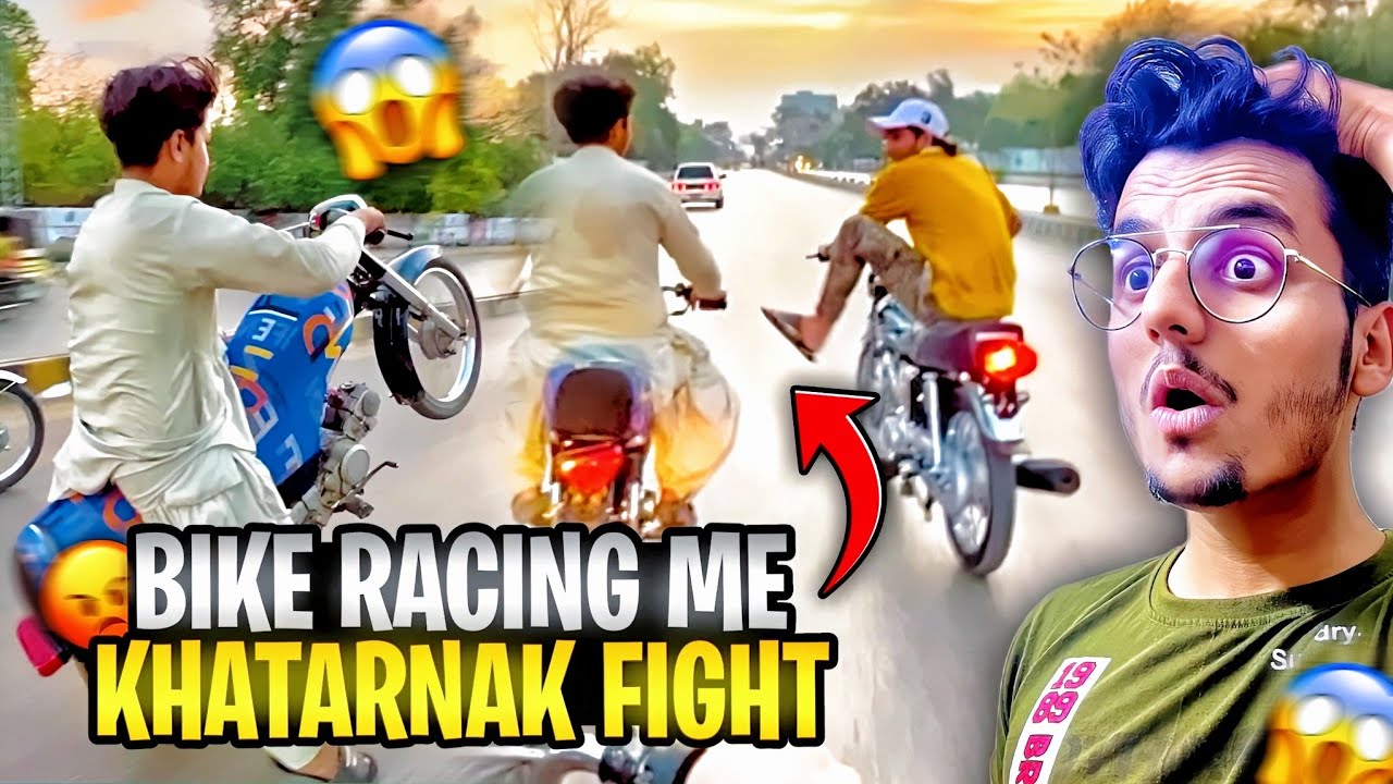 Bike Racing Me Hui Khaternak Fight 😱 | Friday Track Bike Riders Ne Kia Kardia 🥵 | Sasta Vlogger