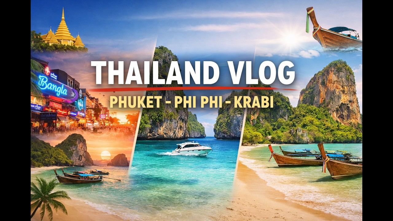Thailand Travel Vlog 2026| Phuket, Phi Phi & Krabi | 6 Days | Complete Travel Guide | Saksham Sadana