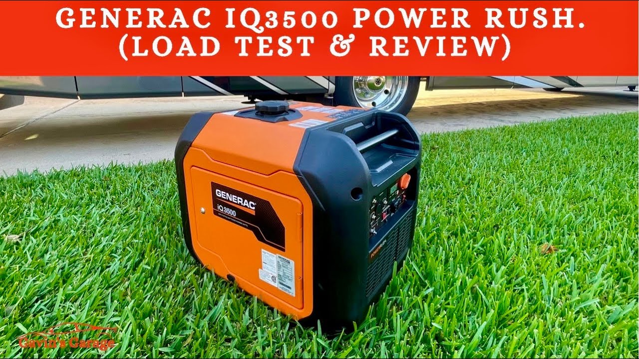 Generac IQ3500 Power Rush Inverter Generator (Generator Review)