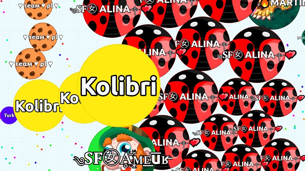 SEQUENCE SOLO DESTROYING TEAMS ( Agar.io Solo Gameplays )