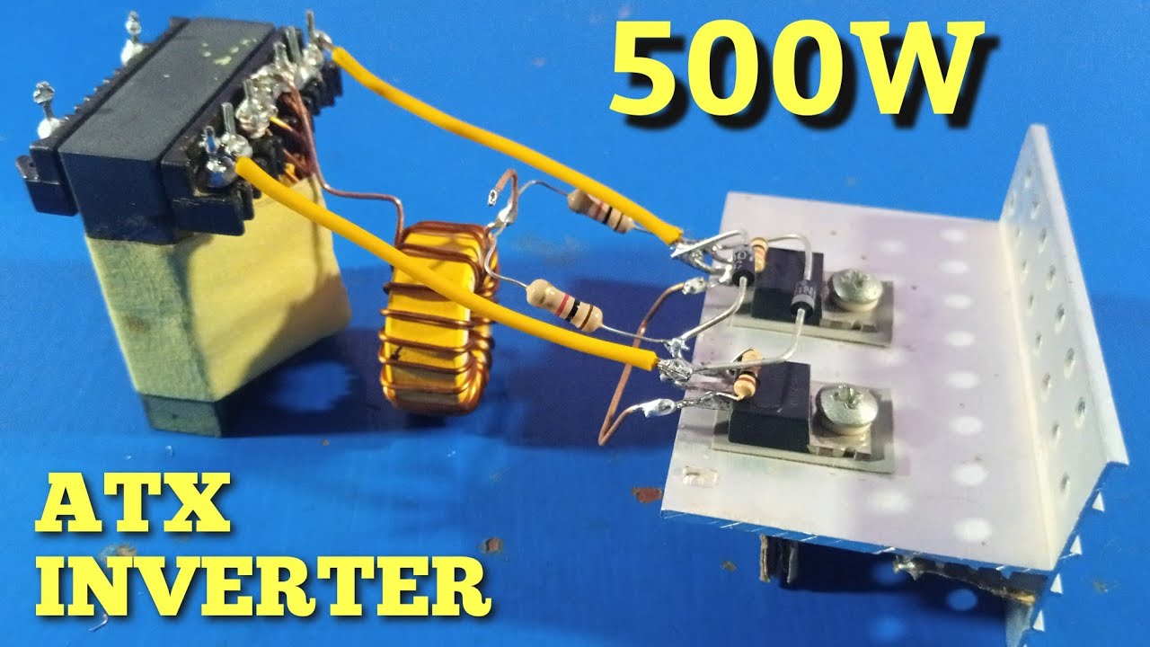 12v to 220v 500W ATX inverter 