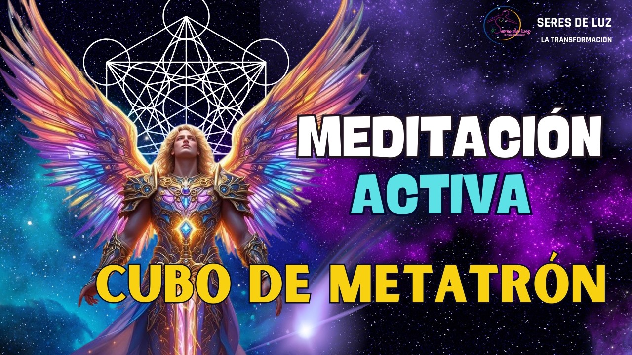 🧘‍♀️ ACTIVA el CUBO de METATRÓN 🌟 MEDITACIÓN con METATRÓN de GEOMETRÍA  💎 DESPIERTA TU SER DIVINO 