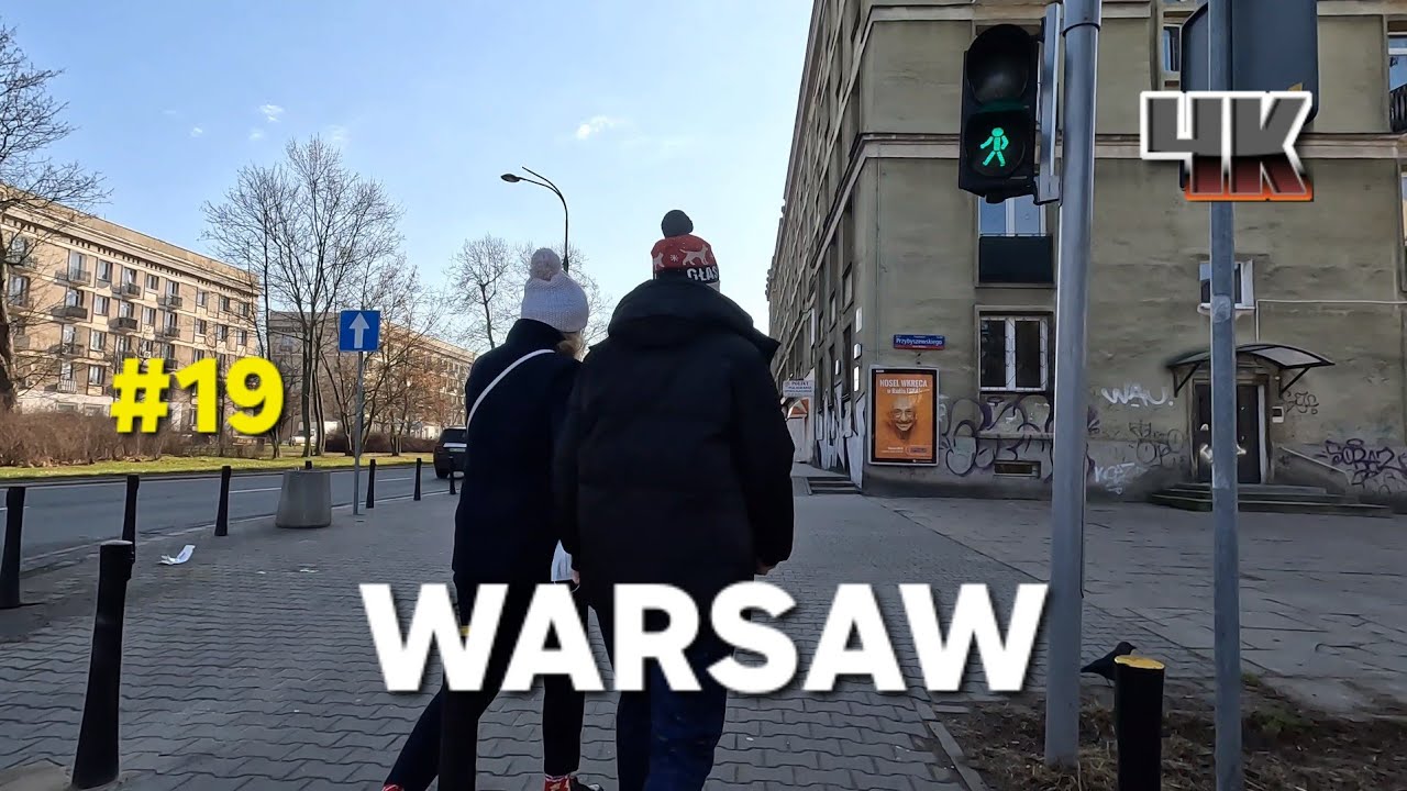 Warsaw Poland Walking Tour 4k // BIELANY DISTRICT //GOPRO HERO 11 FOOTAGE