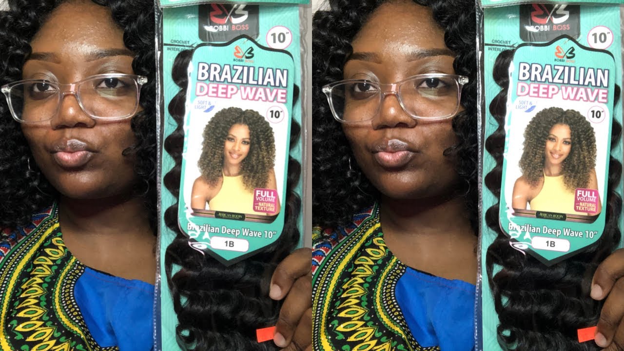 Bobbi Boss Brazilian Deep Wave Crochet Hair Review | DaneeOnDaBeatTv