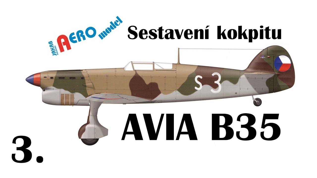 Avia B35 - 1/72 JAKAB publishing - ep. 3: Sestavení kokpitu
