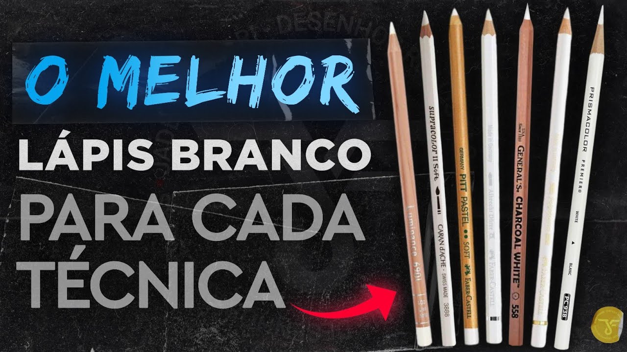 O Melhor Lápis Branco para cada Técnica de Desenho Realista