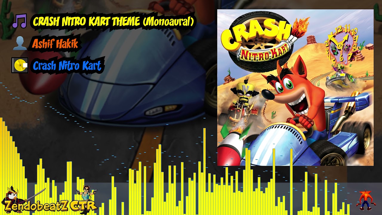 ▶ Crash Nitro Kart Theme (Monoaural) - Crash Nitro Kart - Ashif Hakik