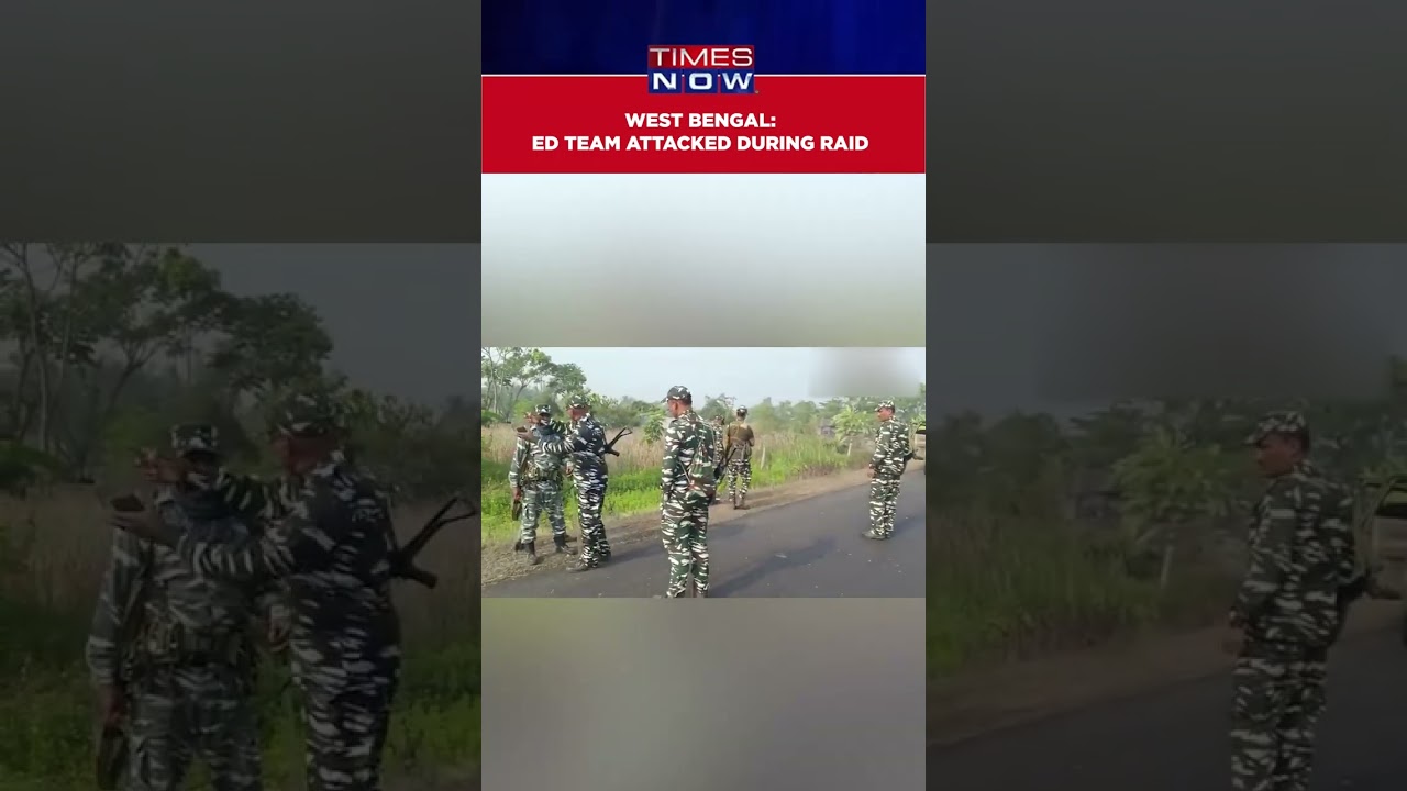 Unidentified People Attack Team Of Enforcement Directorate West Bengal&rsquo;s Sandeshkhali #Shorts