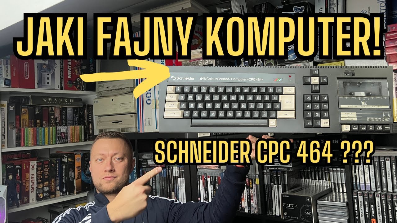 A co  to za fajny mikrokomputer? Przedstawiam SCHNEIDER CPC 464!