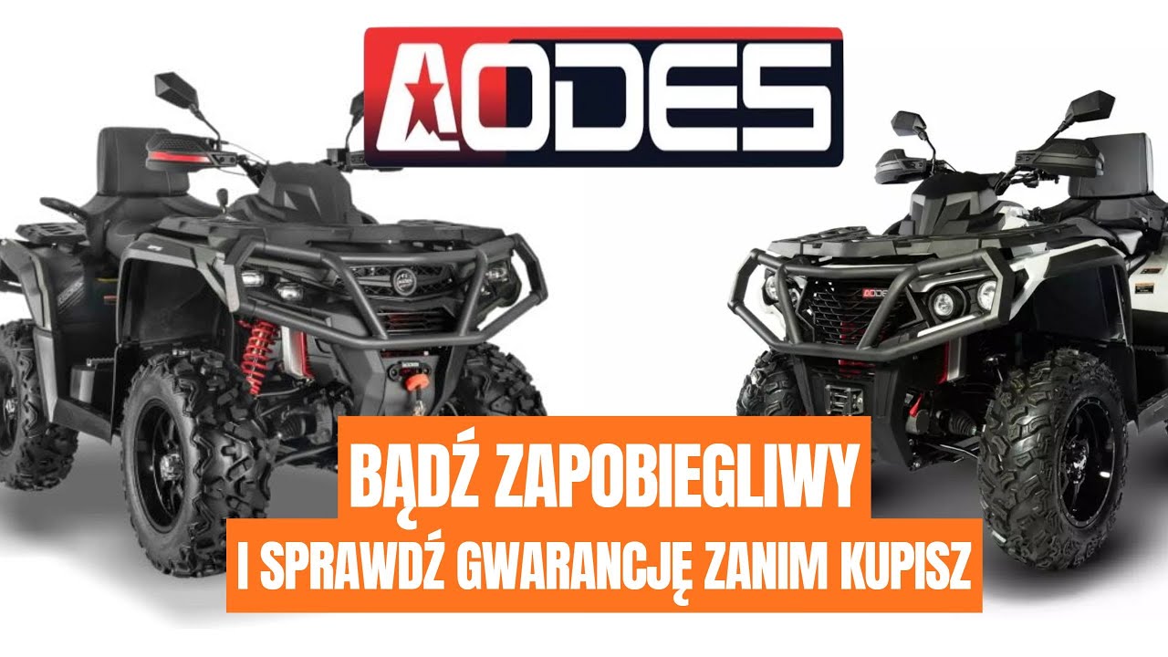 Gwarancja ODES Pathcross 1000 MUD / 850 / 650 - zobacz zanim kupisz!