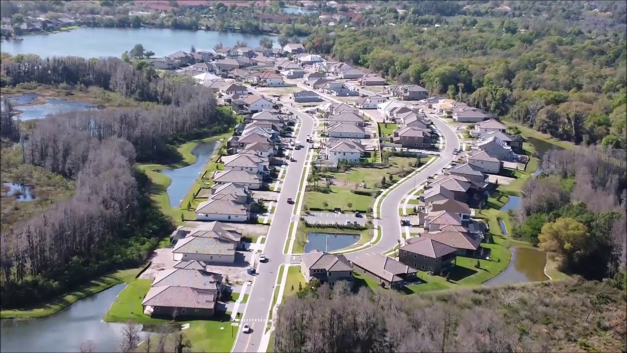 Fly Pristine Lake Preserve Land O Lakes Florida March 8th 2021 Drone Tour