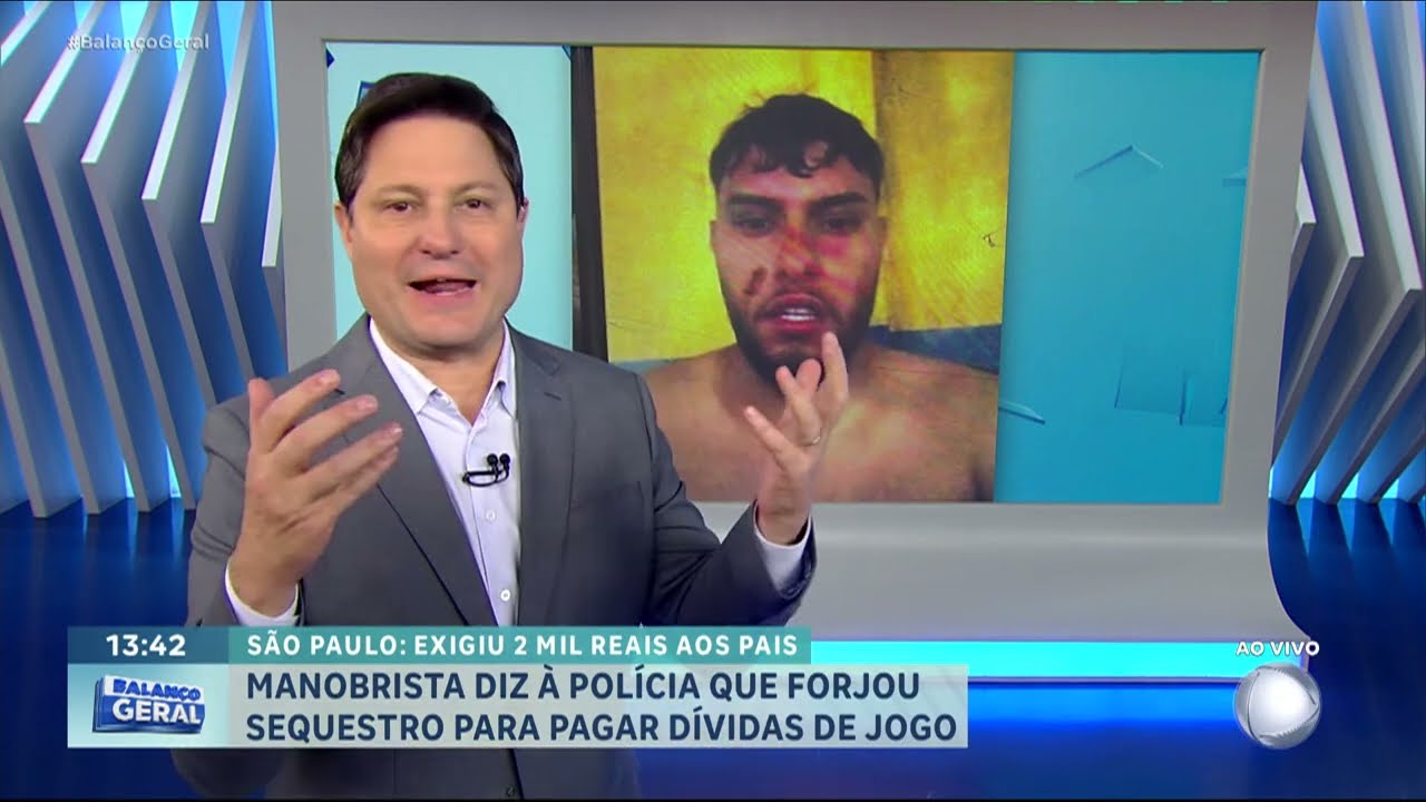 Jovem simula sequestro para extorquir os pais e acaba desmascarado pela polícia | BALANÇO GERAL