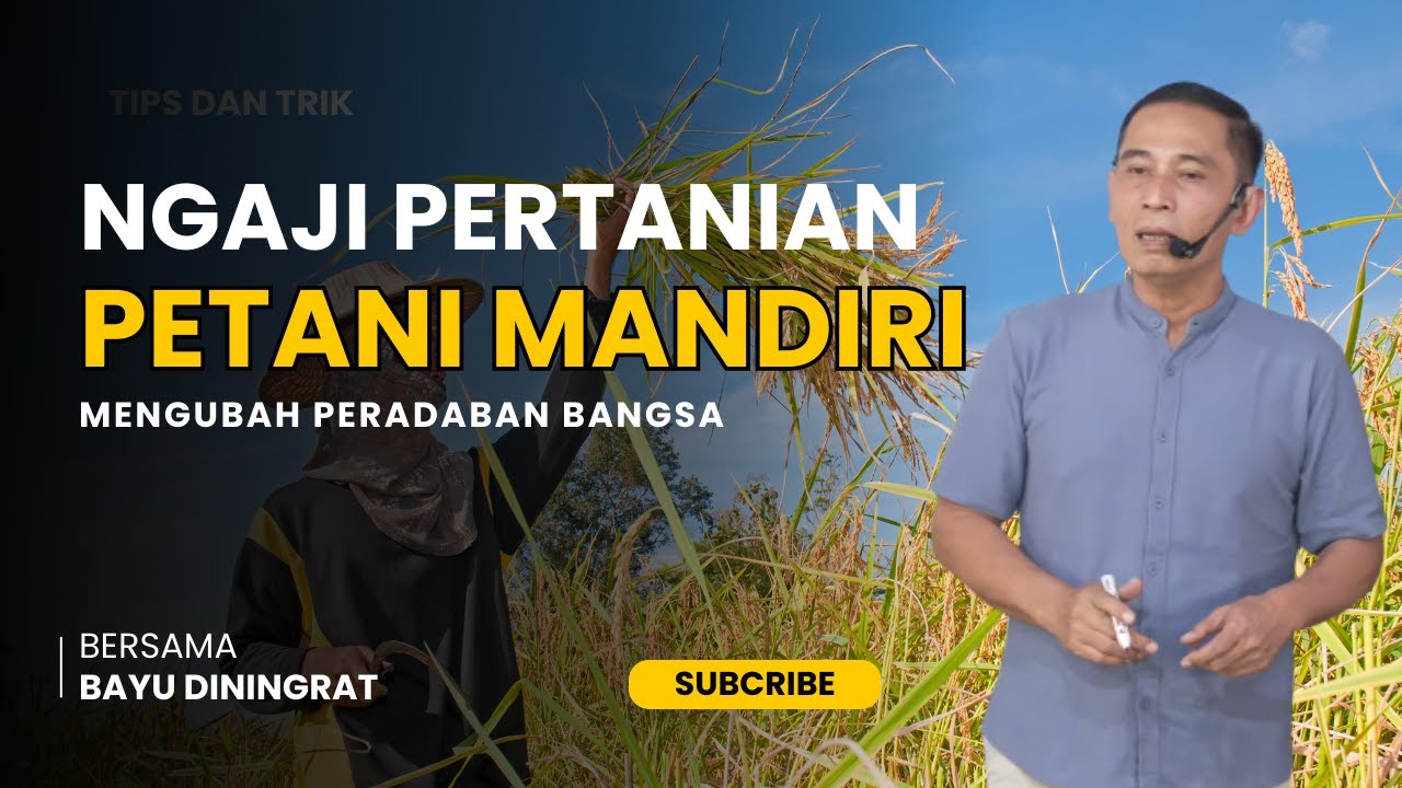 Diskusi Pertanian Part 3 B12 Bersama Bayu Diningrat