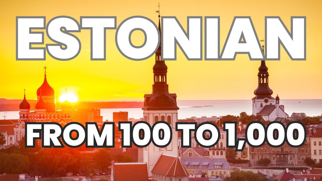 ESTONIAN count from 100 to 1000 #estonia #counting #howto