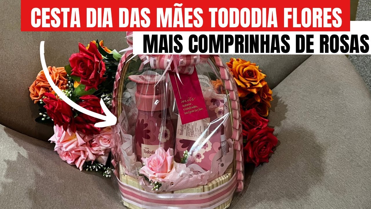 COMEÇANDO AS CESTAS DIA DAS MÃES + COMPRINHAS DE ROSAS NA SHOPEE.