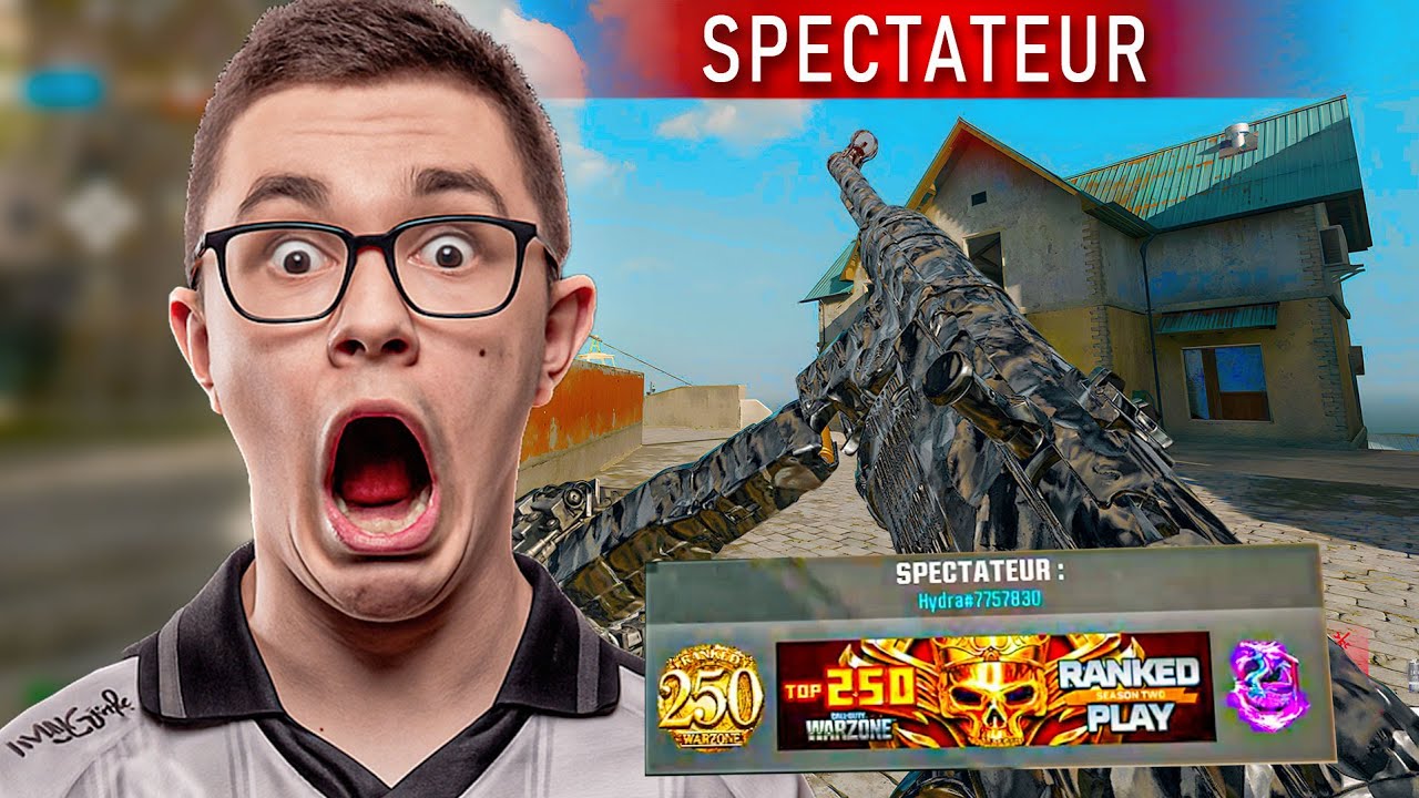 j'ai IMPRESSIONNÉ le MEILLEUR JOUEUR WARZONE FRANÇAIS sur REBIRTH ISLAND !! (RANKED TOP 250 🏆😲)