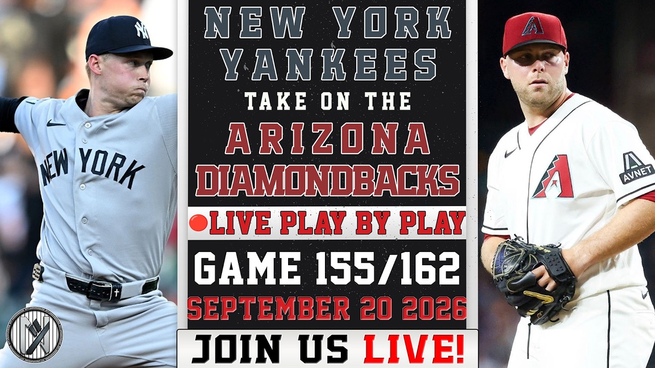 🔴 LIVE Yankees vs Diamondbacks | Will Warren vs Corbin Burnes | PLAY-BY-PLAY