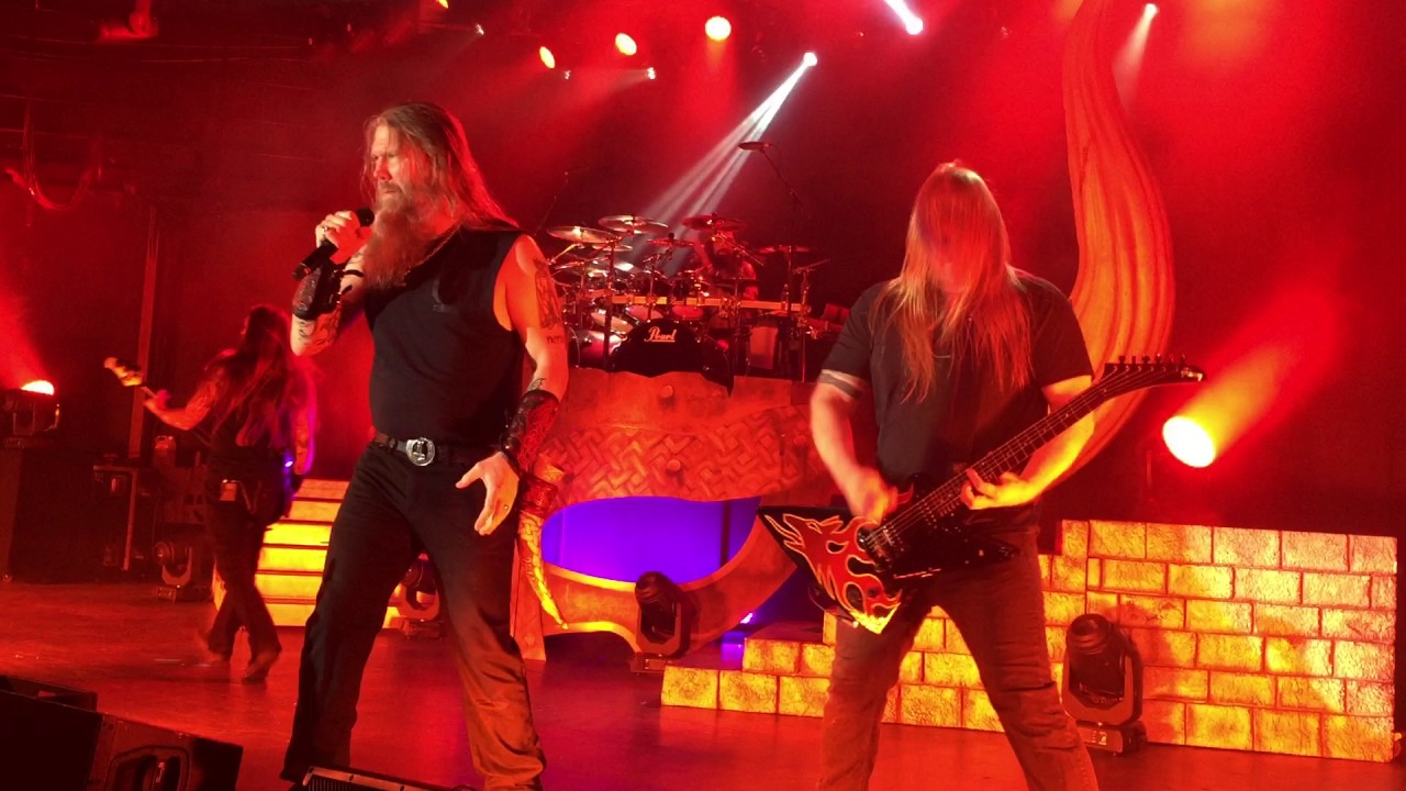Amon Amarth, live in La Riviera, Madrid. The Pursuit Of Vikings