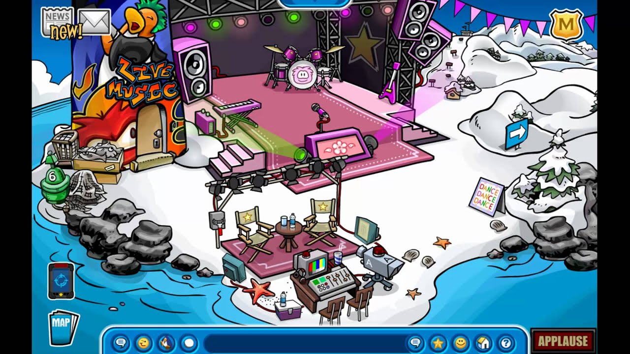 Club Penguin Music - Music Jam 2011 - Beach