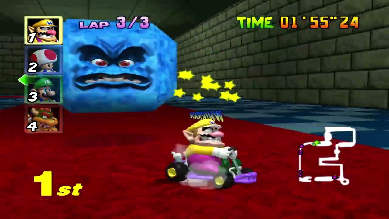 MARIO KART 64 - BOWSER'S CASTLE 