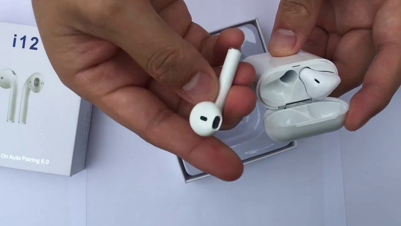 i12 tws Unboxing Air pod Bluetooth Earphone
