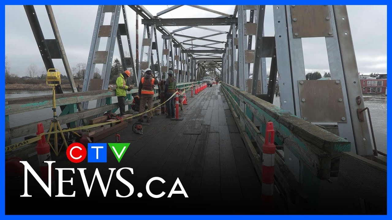 Westham Island bridge hit by barge