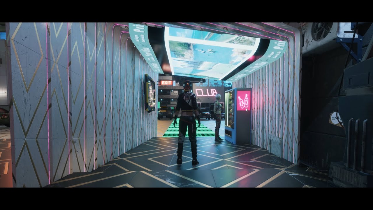 Walking around cyber street  (Playable + riding a car) NOT OPTAMIZED - RTX ON - Unreal Engine 5