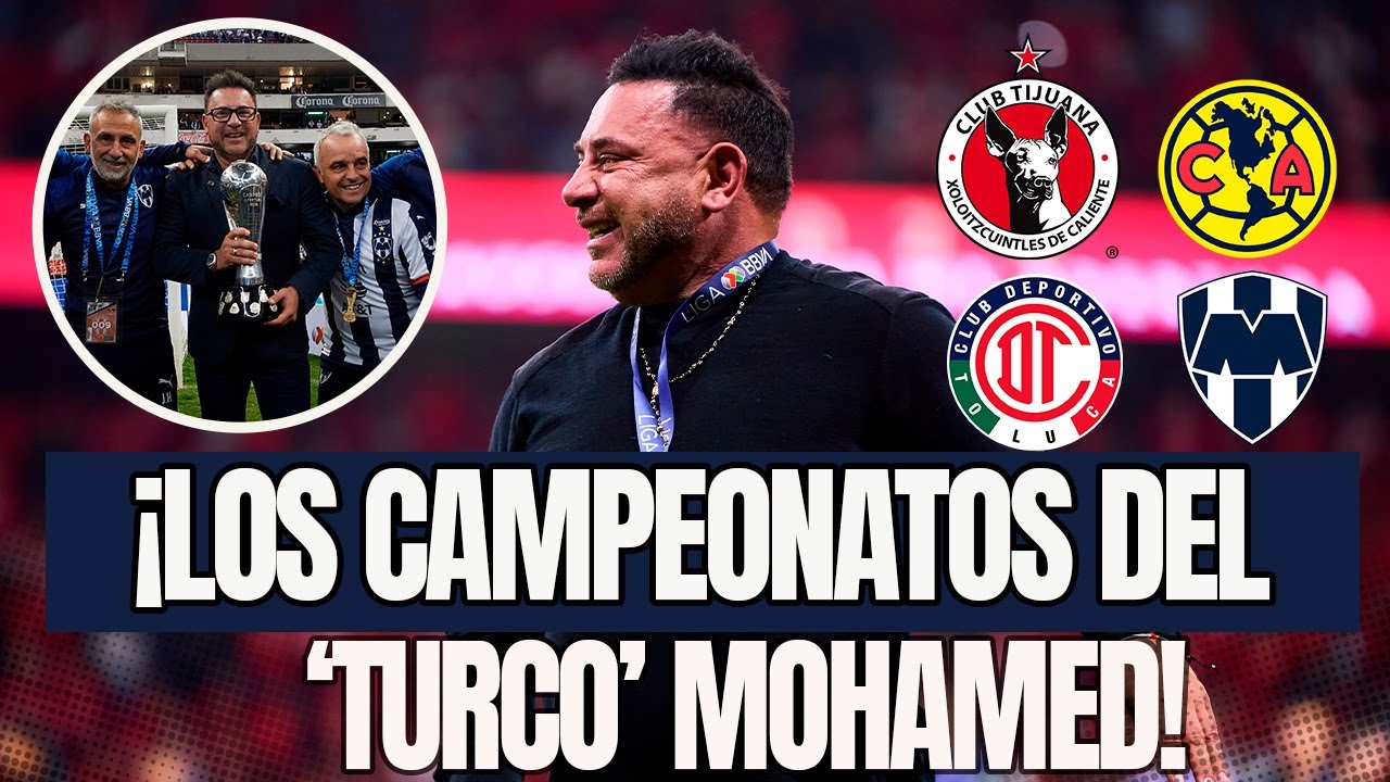 Antonio Mohamed: Campeón con CUATRO Clubes Distintos en la Liga MX | Historia del Turco 🏆🔥
