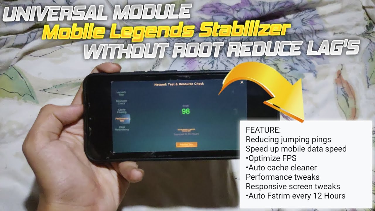 UNIVERSAL MODULE!! WITHOUT ROOT - Mobile Legends Stabilizer | Reduce Lag's Optimize FPS Fix Lag Ping