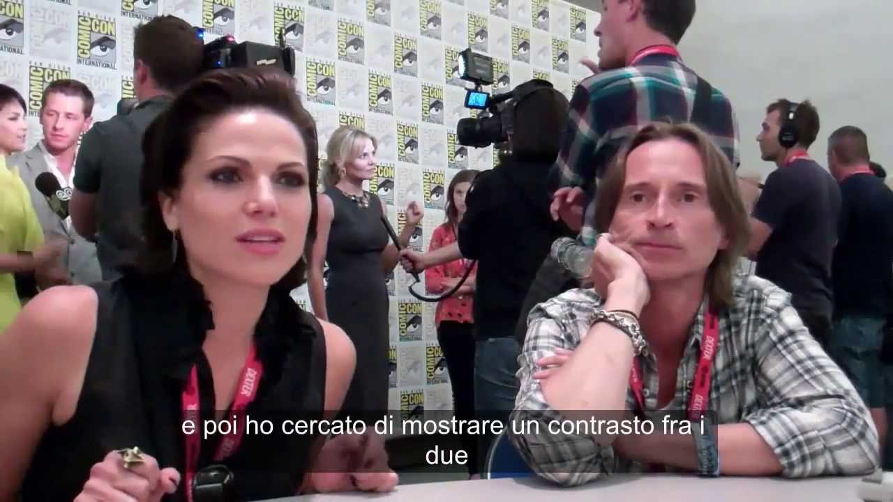 Robert Carlyle and Lana Parrilla chat about Once Upon a Time 1 [SUB ITA]