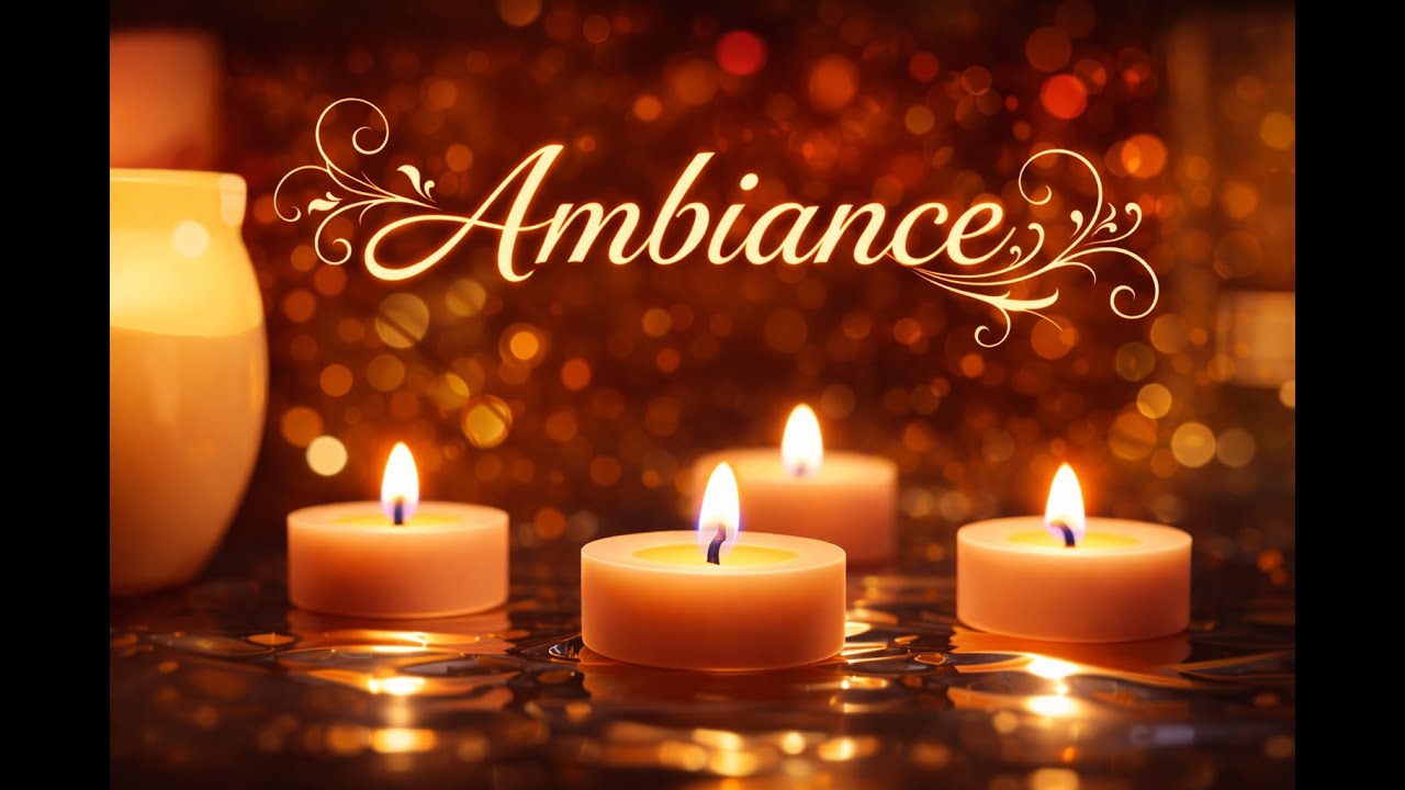 Candlelight Ambiance for Relaxation 🕯️ Calm Flame at Night
