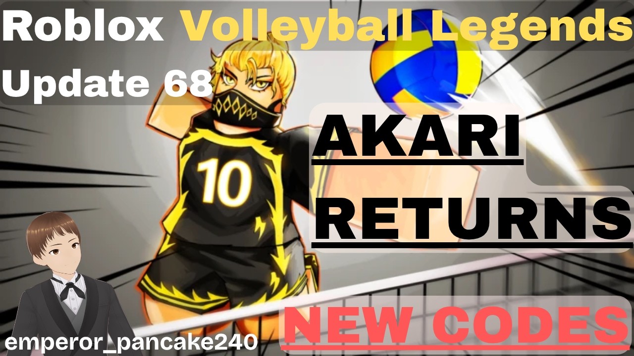 🔴LIVE | AKARI RETURNS | NEW CODES | Roblox Volleyball Legends Update 68