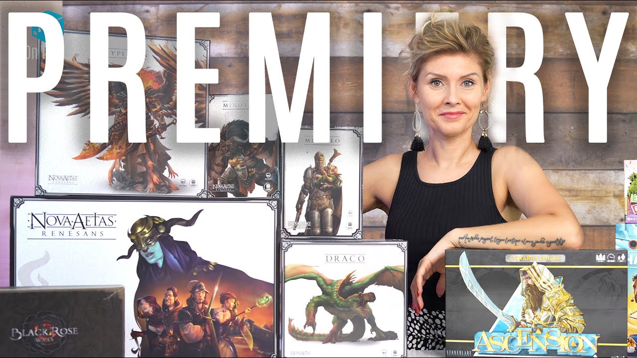 PREMIERY - NOVA AETAS RENESANS │Halo Wieża │Ascension Deckbuilder │Odyn │Najnowsze gry planszowe