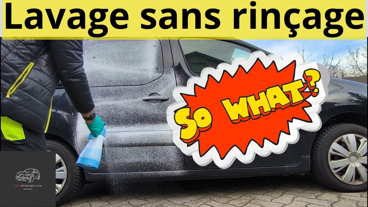 Laver sa voiture avec moins de 10 litres d'eau !