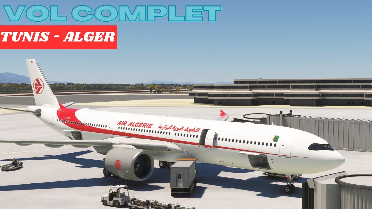 Vol complet l Tunis ✈ Alger [ A330-900 neo - Air Algérie ]