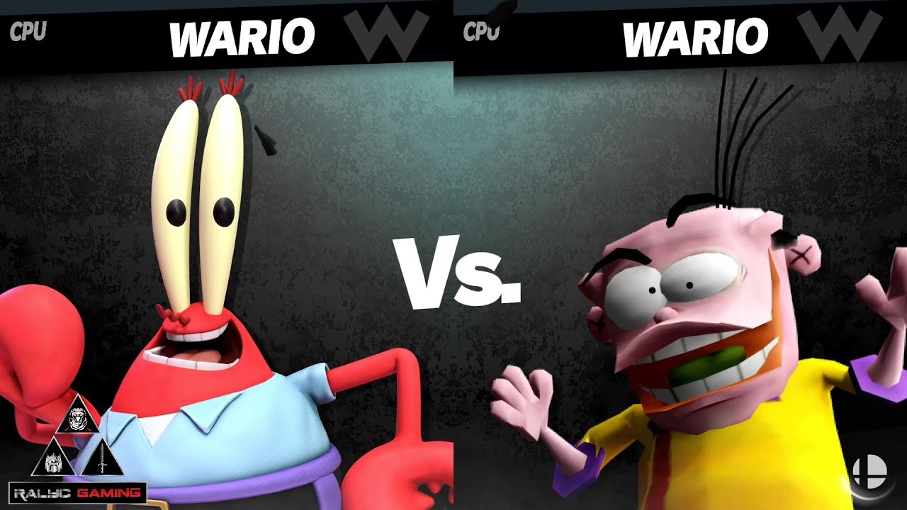 Smash Mods Ultimte:  Mr. Krabs vs Eddy
