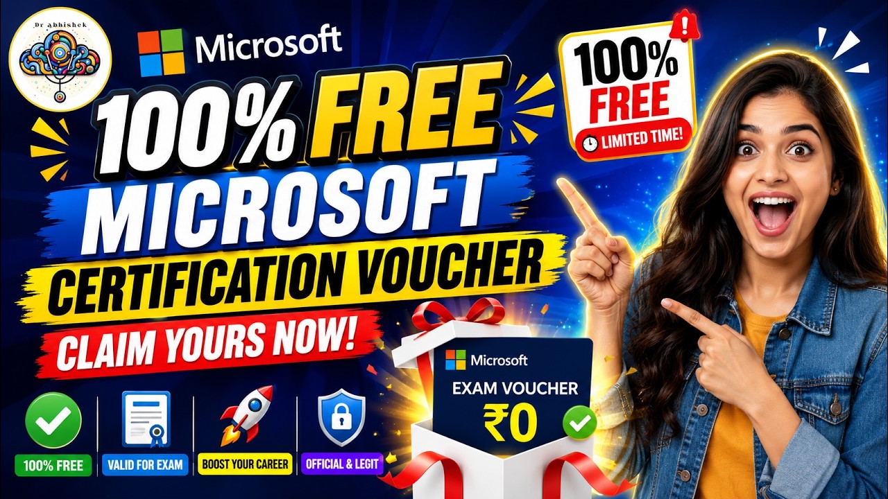 100% БЕСПЛАТНЫЙ ваучер на сертификацию Microsoft &mdash; забирайте СВОЙ прямо СЕЙЧАС! #сертификацияmicr...