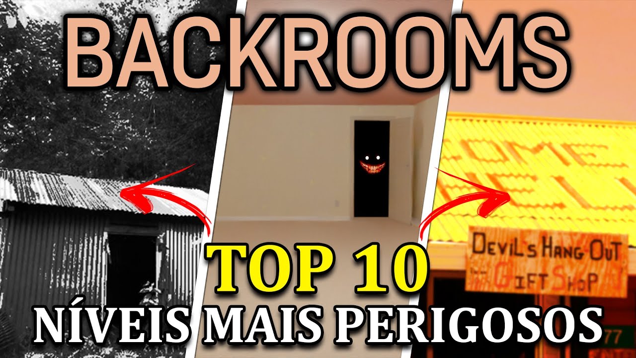 TOP 10 NÍVEIS MAIS PERIGOSOS DOS BACKROOMS