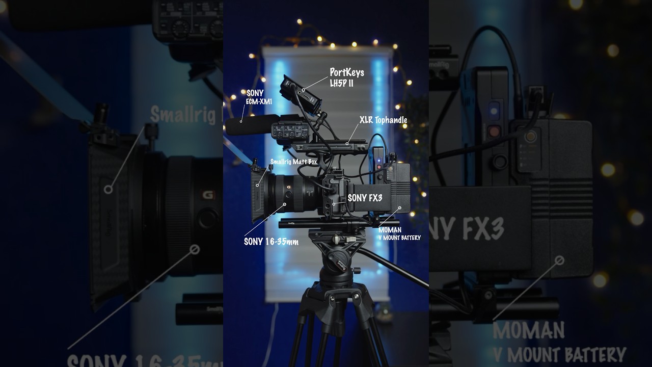 FX3 Perfect Cinema Rig 2024 #fx3 #filmmaking #sony
