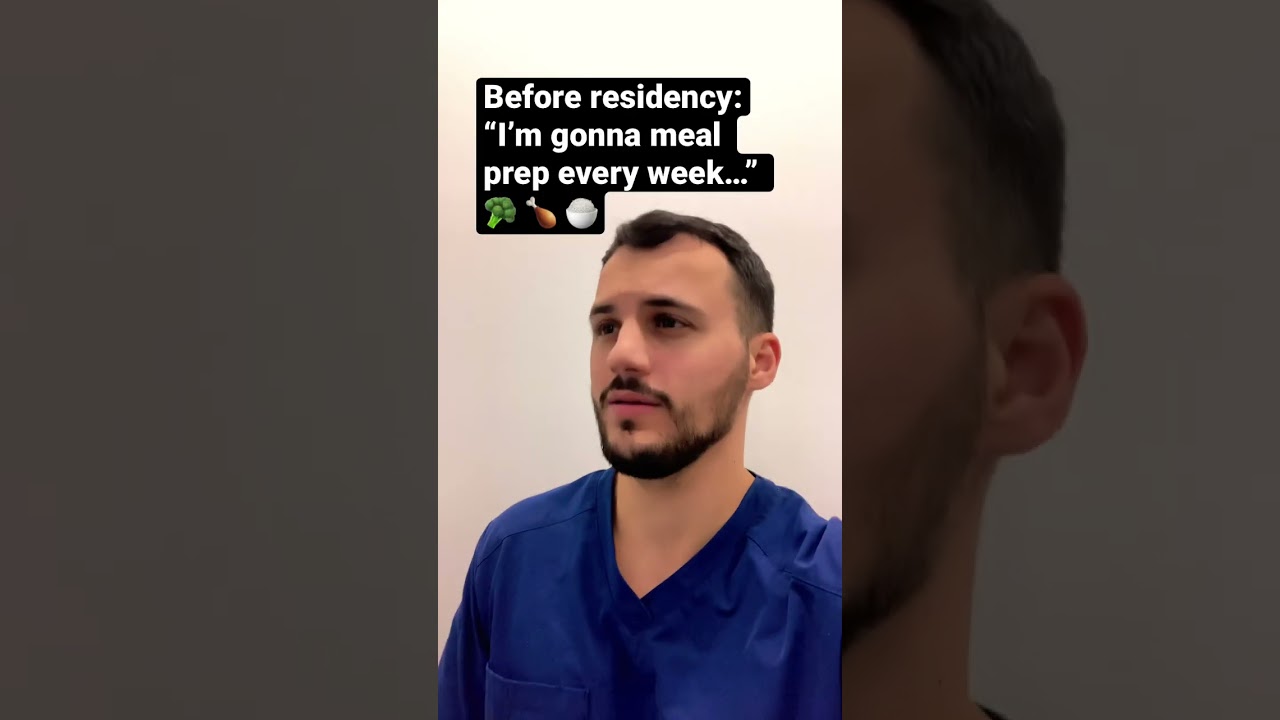 MEAL PREPPING DURING RESIDENCY