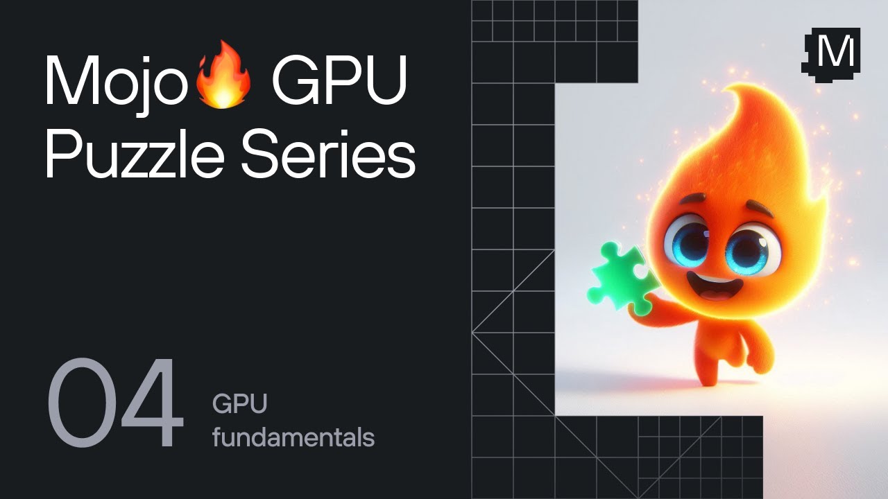 Mojo 🔥 GPU Puzzles Tutorial - Puzzle 04: 2D Map