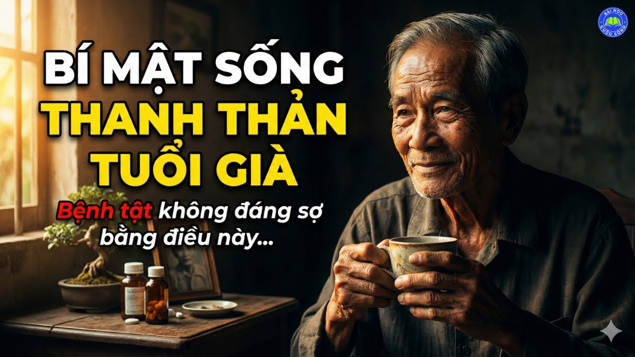 BÍ QUYẾT SỐNG THANH THẢN TUỔI XẾ CHIỀU: Đừng Để Bệnh Tật Làm Khổ Tâm Trí!
