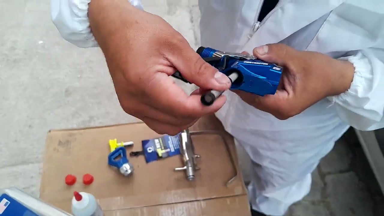 Como armar y desarmar una Pistola Graco 17Y044. #airless