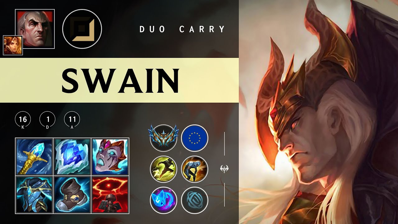 Swain Carry vs Kai'Sa - EUW Challenger Patch 25.24