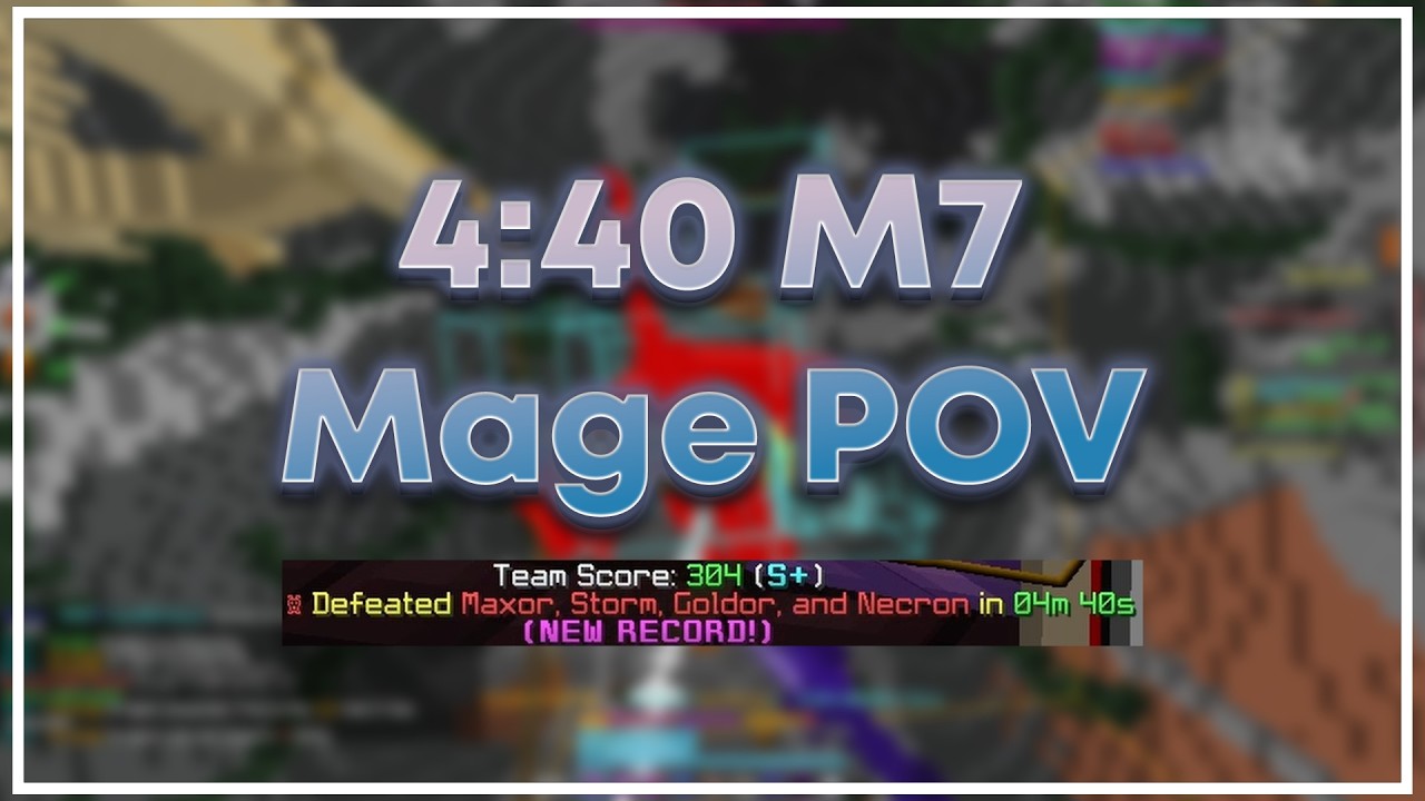 4:40 M7 Mage POV Hypixel Skyblock