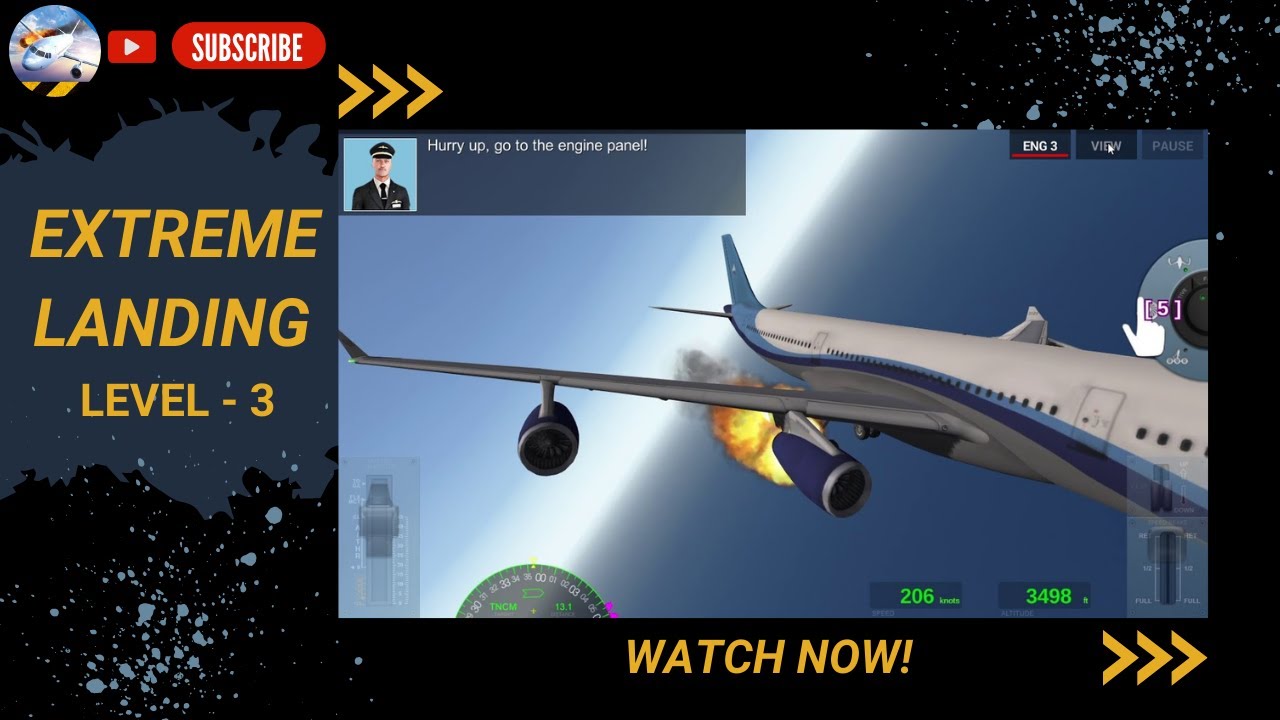 Extreme landing gameplay level 3 #extremelandings #level3 #hardlanding #walkthroughsgames