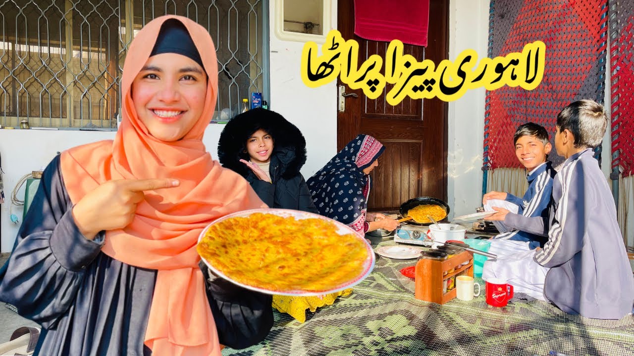 Lahori Pizza Paratha || Special Breakfast Recipe || Morning Routine Vlog